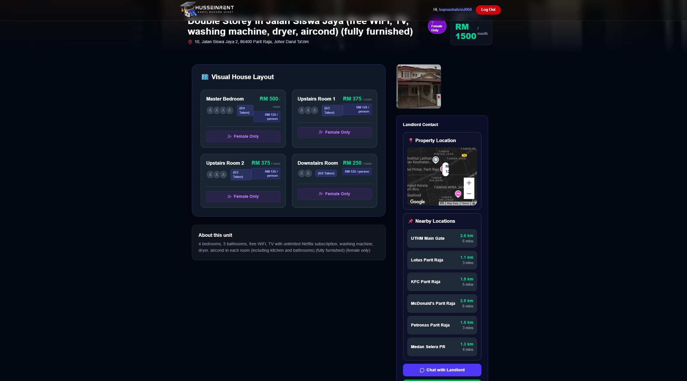 HUSSEINRENT screenshot 4